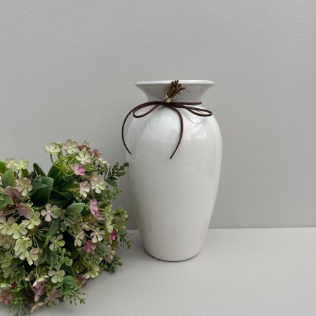 Ваза керамічна h-23,5 см VIVA OPUS 060246 біла