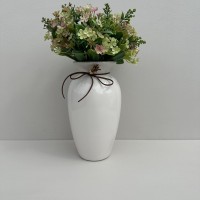 Ваза керамічна h-23,5 см VIVA OPUS 060246 біла