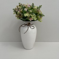 Ваза керамічна h-23,5 см VIVA OPUS 060246 біла