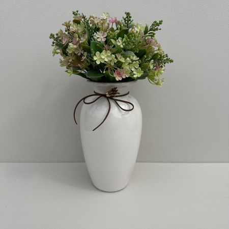 Ваза керамічна h-23,5 см VIVA OPUS 060246 біла