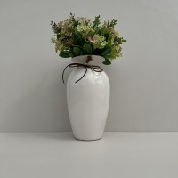 Ваза керамічна h-23,5 см VIVA OPUS 060246 біла