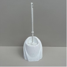 Йорж для унітазу з підставкою Хвиля  Maxi Plast 786-мп білий флок