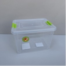 Контейнер універсальний 16х12,5х10,5 см 1.2 л "Smart Box" Алеана 171017 прозорий/оливковий