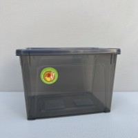 Контейнер універсальний 16х12,5х10,5 см 1.2 л "Smart Box" Алеана 171017 коричневий прозорий/какао