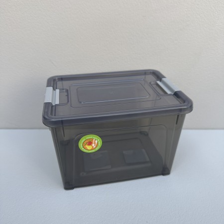 Контейнер універсальний 16х12,5х10,5 см 1.2 л "Smart Box" Алеана 171017 коричневий прозорий/какао