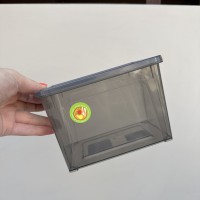 Контейнер універсальний 16х12,5х10,5 см 1.2 л "Smart Box" Алеана 171017 коричневий прозорий/какао
