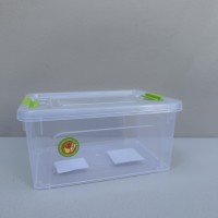 Контейнер універсальний 16х12х8 см 0,8 л "Smart Box" Алеана 123079 прозорий/оливковий