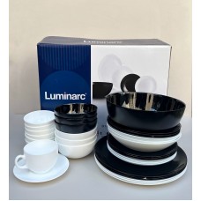 Сервіз столовий 44 предмети Luminarc Diwali Black&White P4678