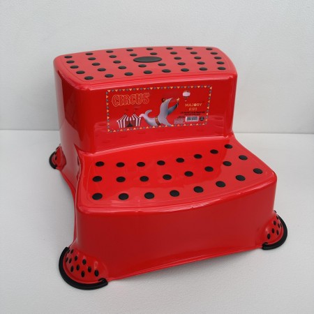   Підставка-лавочка дитяча для унітазу, раковини Irak Plastik CM-520 червона