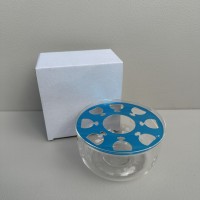 Підставка-підігрівач скляна для заварника 12 х 7 см