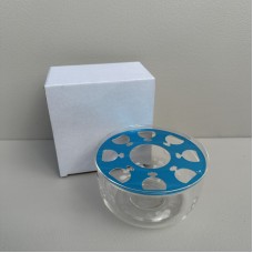 Підставка-підігрівач скляна для заварника 12 х 7 см