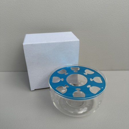 Підставка-підігрівач скляна для заварника 12 х 7 см