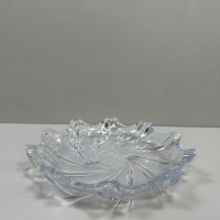Блюдо скляне для цукерок, печива, фруктів 32 см Yujing GlassWare 3637/7091-2
