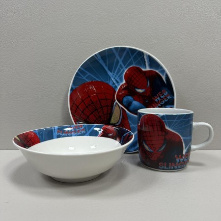 Набір дитячого посуду 3 предмети WEB SLINGER 3514