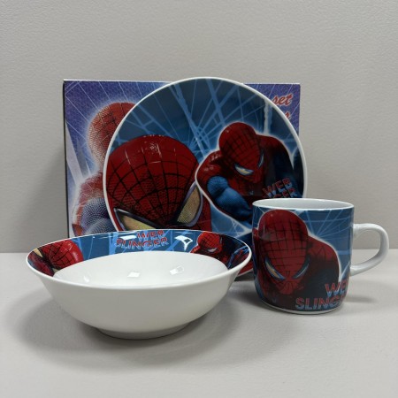 Набір дитячого посуду 3 предмети WEB SLINGER 3514