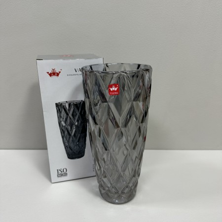 Ваза скляна Diamond h-27 см Yujing GlassWare 3221/0632