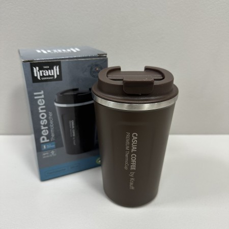 Термочашка 380 мл Krauff Personell 26-309-003 коричнева