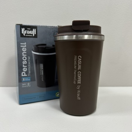 Термочашка 380 мл Krauff Personell 26-309-003 коричнева