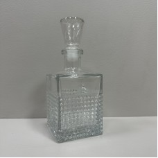 Графін-штоф скляний Київ Мозаїка зі скляним корком 500 мл 9454