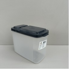 Контейнер для зберігання сипучих продуктів 1,2 л 14,5х7,5х12,5 см Akay Plastik AK 568 прозорий/сірий