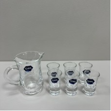 Набір стопок 15 мл 6 шт з кувшином 137 мл 2860 / LXJ400+LXY1510-7