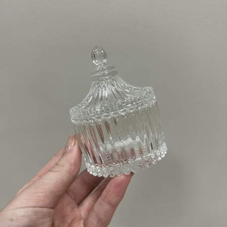 Цукорниця з кришкою "Прозорий купол"  80 мл Olens 102-630 / O102-63