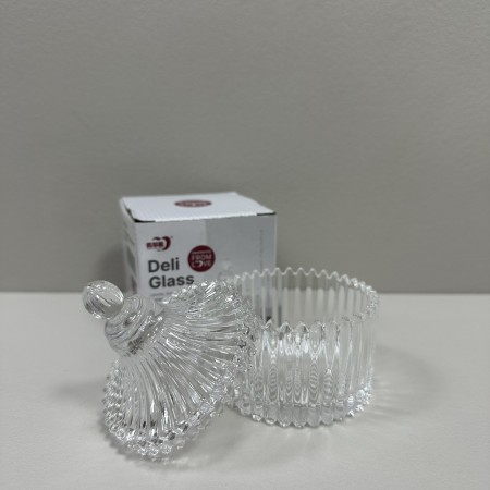 Цукорниця з кришкою "Прозорий купол"  80 мл Olens 102-630 / O102-63