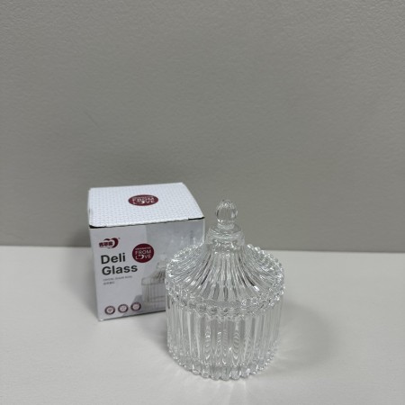 Цукорниця з кришкою "Прозорий купол"  80 мл Olens 102-630 / O102-63