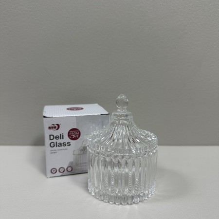Цукорниця з кришкою "Прозорий купол"  80 мл Olens 102-630 / O102-63