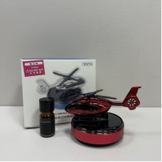 Ароматизатор автомобільний Гелікоптер на сонячній батареї 1056 червоний