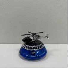Ароматизатор автомобільний Гелікоптер на сонячній батареї KTP040/0031 / 040 (679) синій