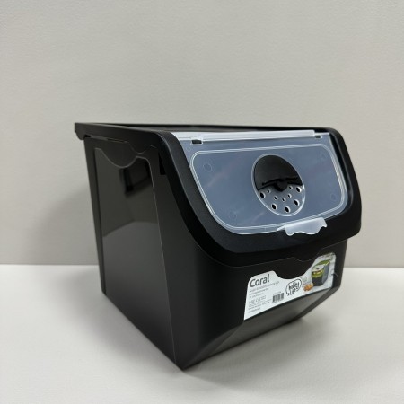 Контейнер для овочів пластиковий 12 л 23,5*32,5*23,5 см Hobby Life 02 1506 чорний
