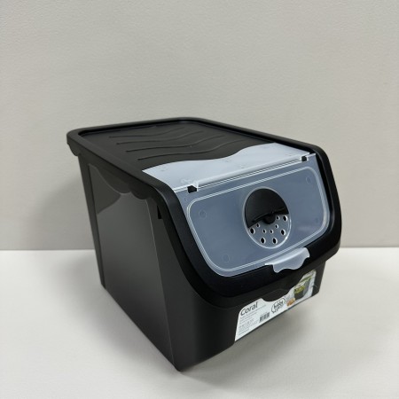 Контейнер для овочів пластиковий 12 л 23,5*32,5*23,5 см Hobby Life 02 1506 чорний