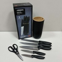 Набір ножів 6 предметів на підставці Ardesto Gemini AR2107BL
