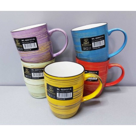 Кухоль SPIRAL 460 мл Wilmax WL-669637/A синій