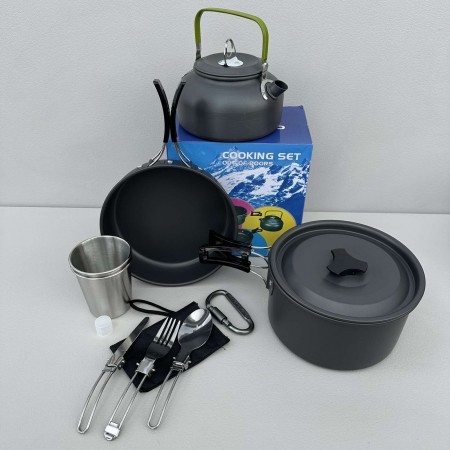 Набір туристичного посуду Cooking Set DS-308 / 6018