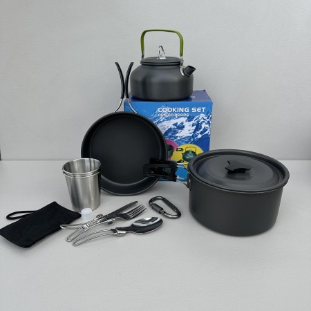 Набір туристичного посуду Cooking Set DS-308 / 6018