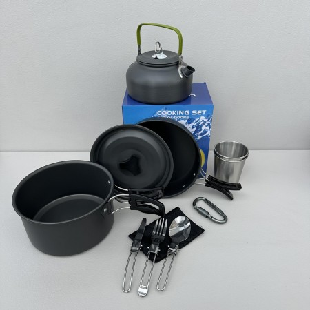 Набір туристичного посуду Cooking Set DS-308 / 6018