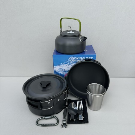 Набір туристичного посуду Cooking Set DS-308 / 6018