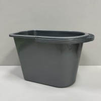 Відро прямокутне 14 л 36,7х26,8х25,5 см Алеана 122024 сіре