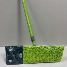 Швабра-полотер із мікрофібри 43х10 см Eco Fabric EF-4026 салатова