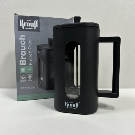 Френч-прес 1000 мл 20,5х9,7х9,7 см Krauff Brauch 26-306-006 чорний