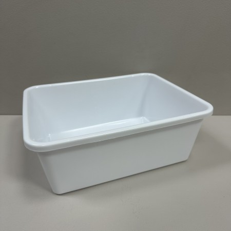 Миска пластикова прямокутна 8 л 33,5*26,5*12,5 см Lamela 263/1426 біла