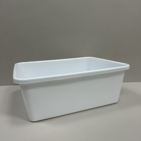 Миска пластикова прямокутна 8 л 33,5*26,5*12,5 см Lamela 263/1426 біла