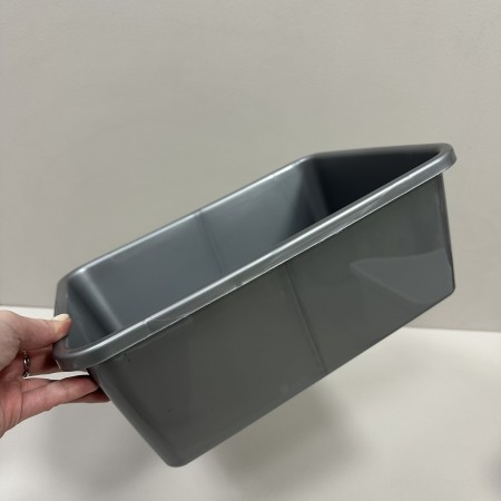 Миска пластикова прямокутна 8 л 33,5*26,5*12,5 см Lamela 263/1426 сіра