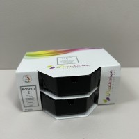 Набір попільниць 2 шт 11х11х3,5 см Pasabahce Kosem 54076 чорний