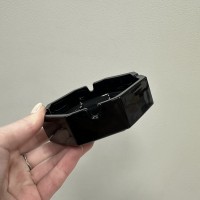 Набір попільниць 2 шт 11х11х3,5 см Pasabahce Kosem 54076 чорний