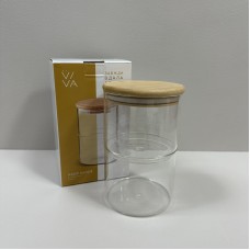 Набір скляних баночок 2 шт 500 мл Viva Tower BR1008/2/7076578