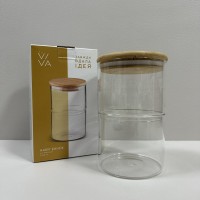 Набір скляних баночок 2 шт 500 мл Viva Tower BR1008/2/7076578