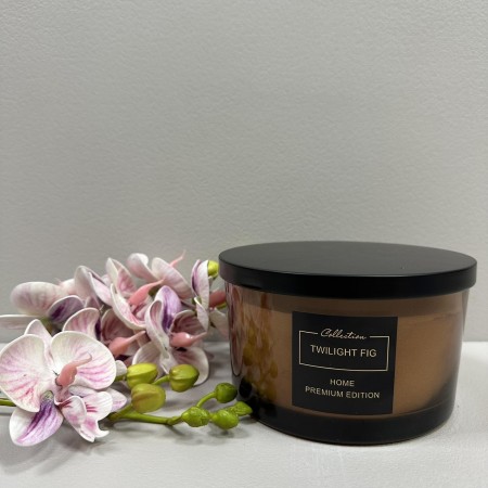 Ароматична свічка 13,5*8 см Home Premium Edition 79669 коричневий